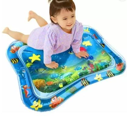 Inflatable Leakproof Baby Water Play Mat For Infants And Kids - DroolDeck