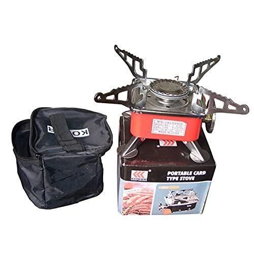 Travelling Stove-Portable Square-Shaped Camping Folding Furnace Travelling Stainless Steel Cooking Stove with Storage Bag