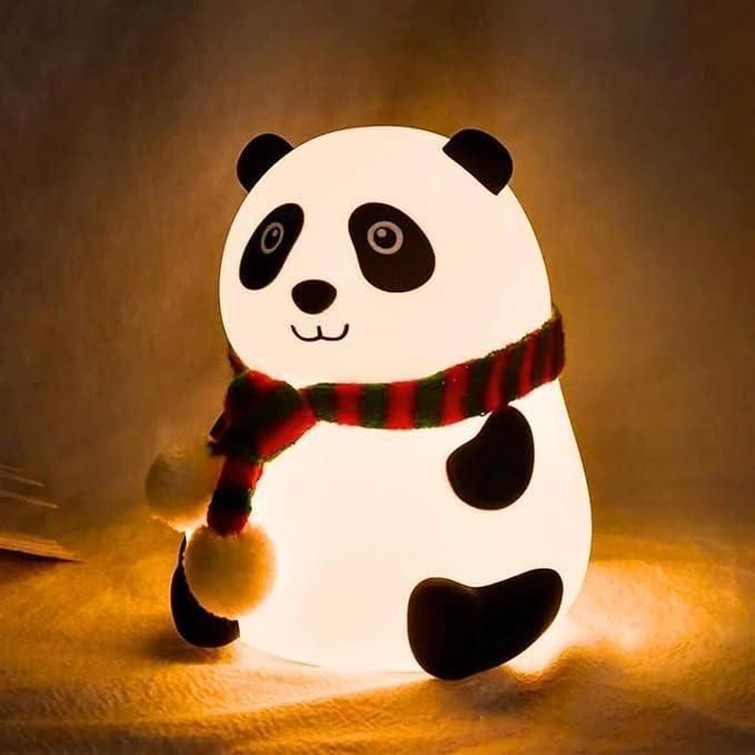 Cute Panda Night Light Lamp, Squishy Lamp with 7 Color Change LED Lamp For Kids, Birthday Gifts, Home Decor - DroolDeck